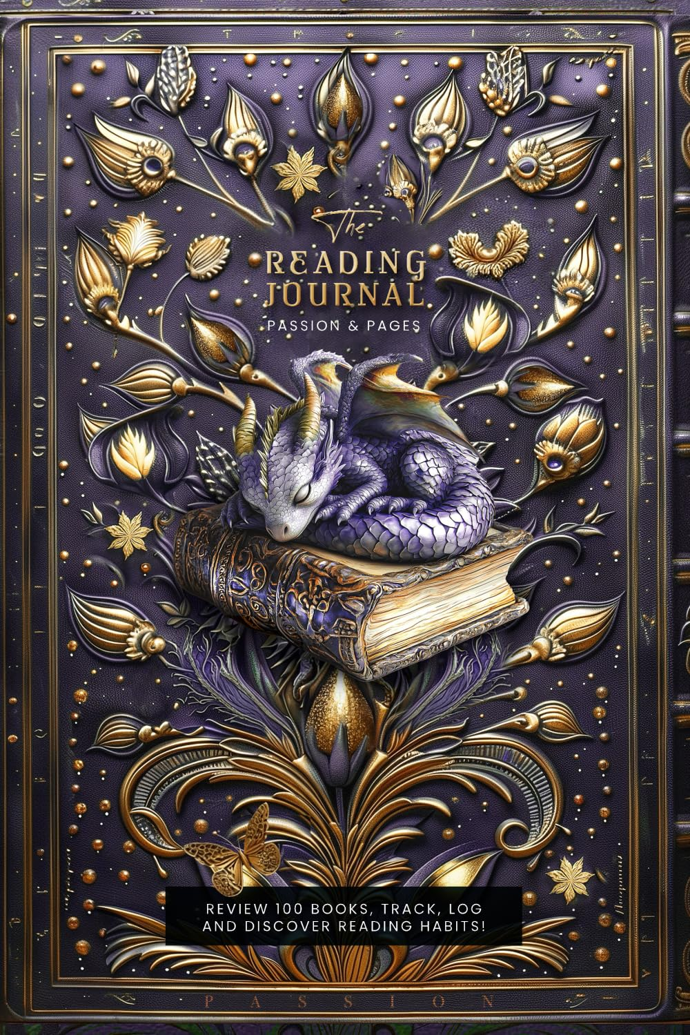 The Reading Journal: Review 100 Books, Track, Log and Discover Reading Habits! image number 1