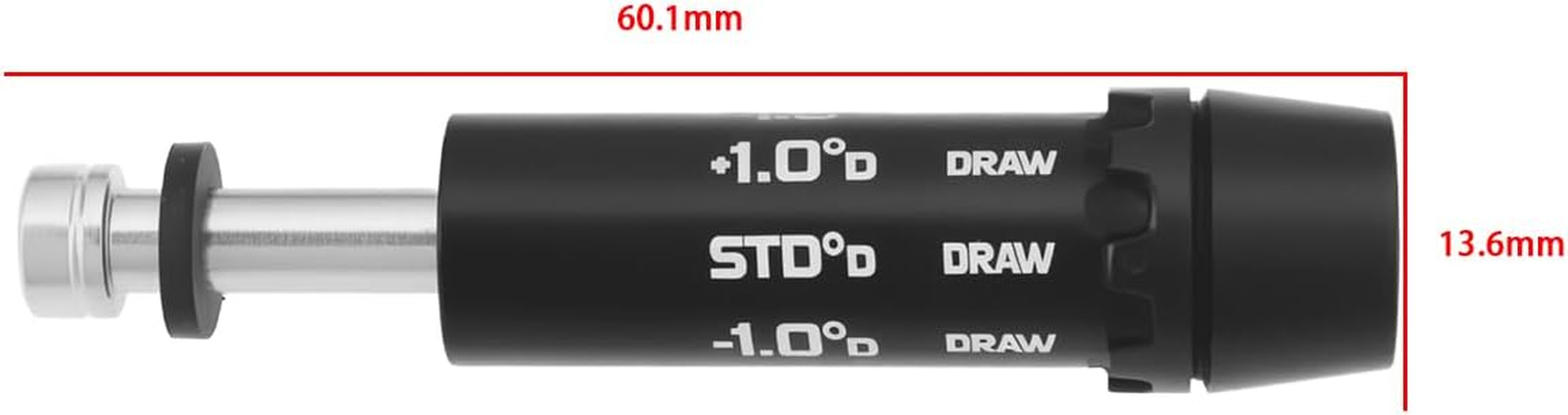 SING F LTD 1PC 0.335 Golf Adapter Sleeve Compatible with Cobra 2022 Ltdx Ls Compatible with Radspeed Compatible with Speedzone Driver 60.1X13.6Mm Black image number 6
