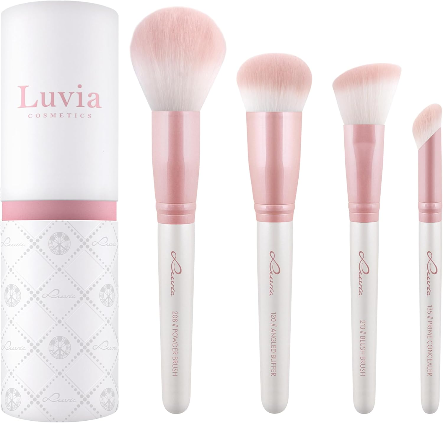 Luvia Make-Up Brush Set, Flawless Face Brush Set, Face Brush Set, 4 Vegan Cosmetic Brushes, Makeup Brush image number 5