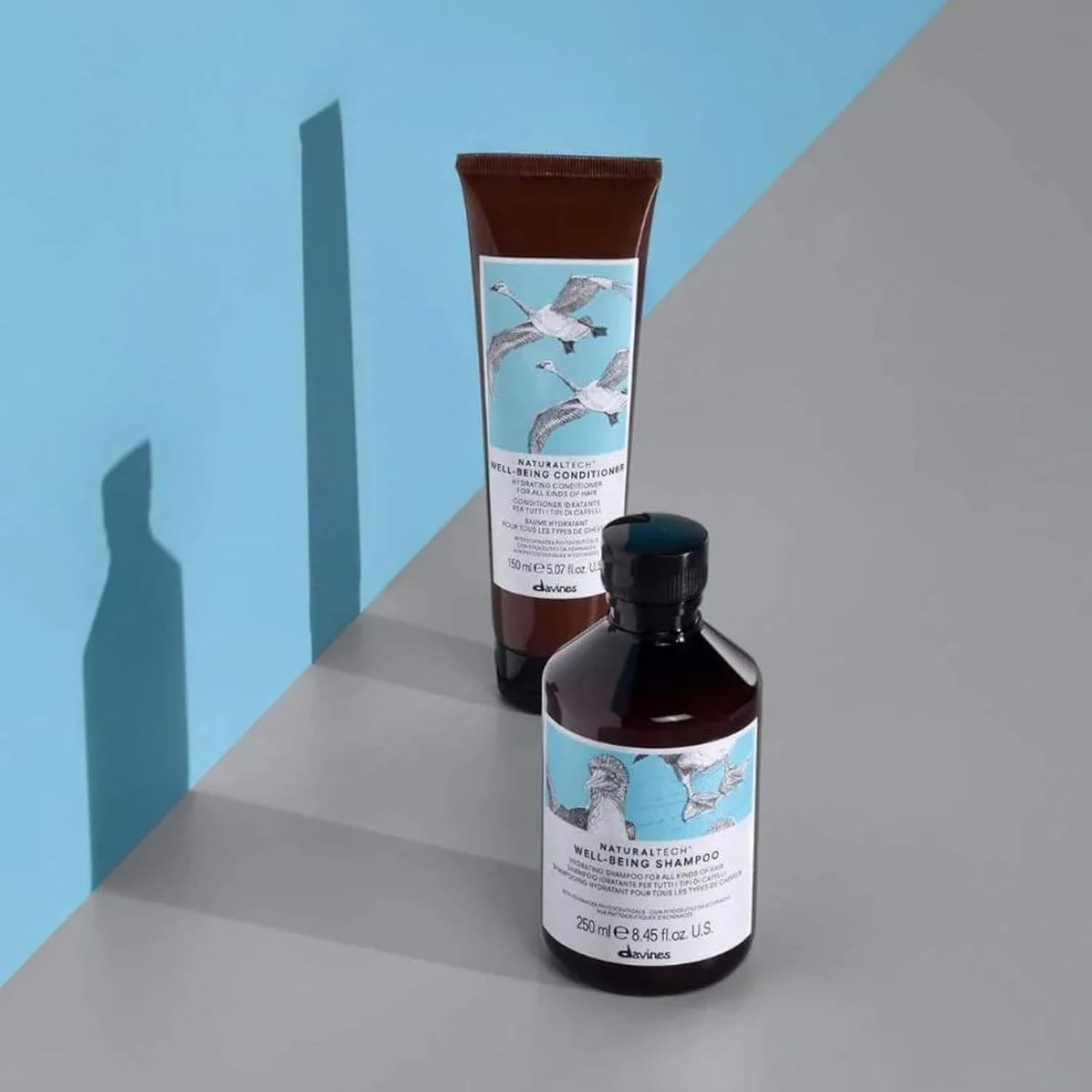 Davines Naturaltech Well-Being Shampoo by Davines for Unisex - 8.45 Oz Shampoo, 253.49999999999997 Milliliters