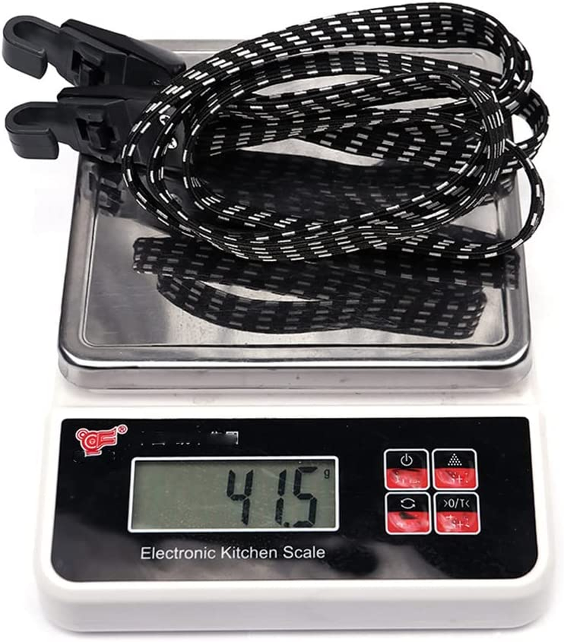 3 in 1 Bicycle Elastic Hooks Rope Bicycle Bungee Cords Elastic with 2 Hoods, Pack of 2 image number 6