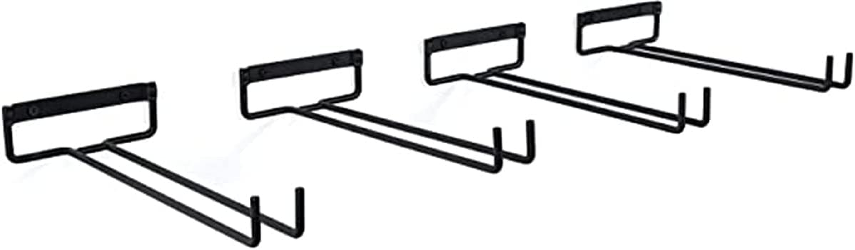 2 Pack Wine Glass Racks,Wall Mounted Hanging Rack Shelf Wine Cup Display Stand for Cabinet,Under Cabinet Wine Rack Glass Holder for Bar Kitchen (30 Cm) image number 5