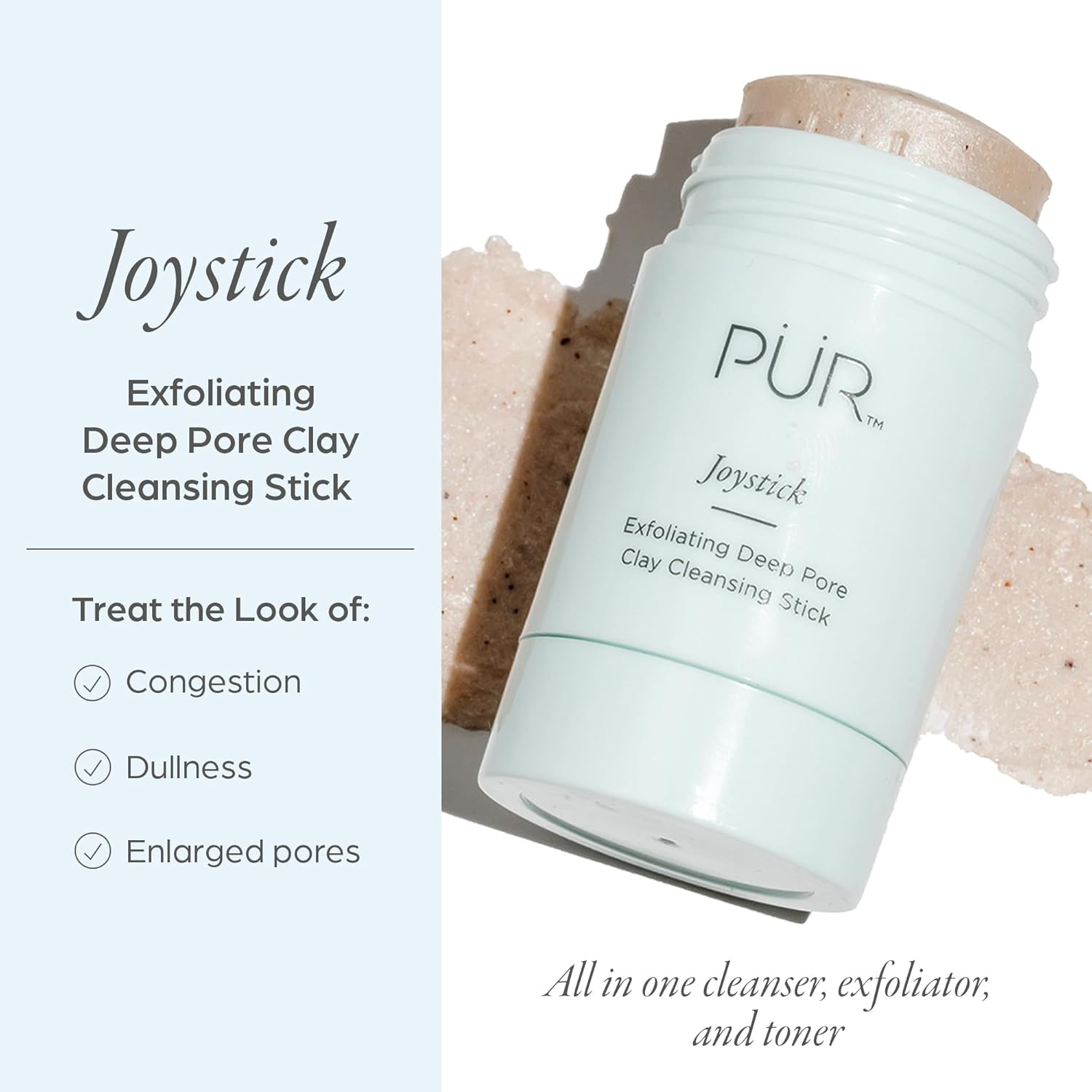 Pur Minerals Joystick Exfoliating Deep Pore Cleanser by Pur Minerals for Women - 1 Oz Cleanser, 1 Count image number 1