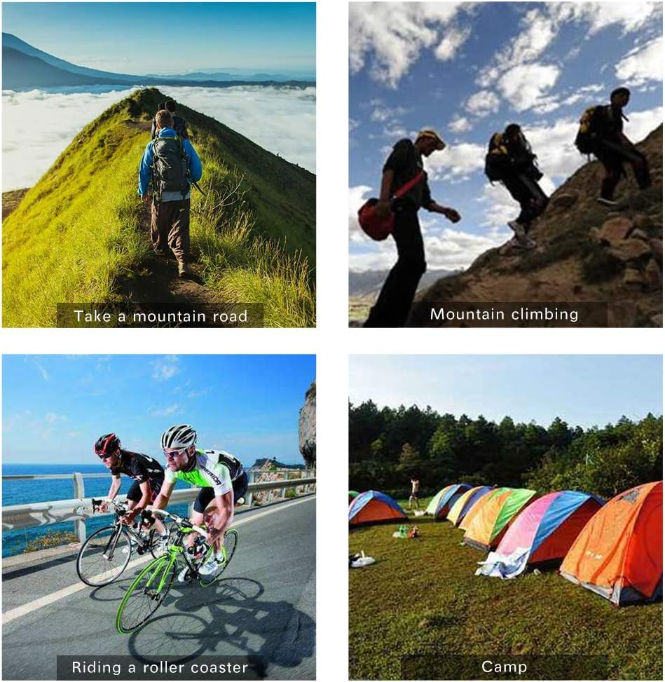 Time May Tell Mens Hiking Athletic Socks Moisture Wicking Cushion Crew Socks for Terkking,Outdoor Sports,Performance 2/3 Pack image number 5