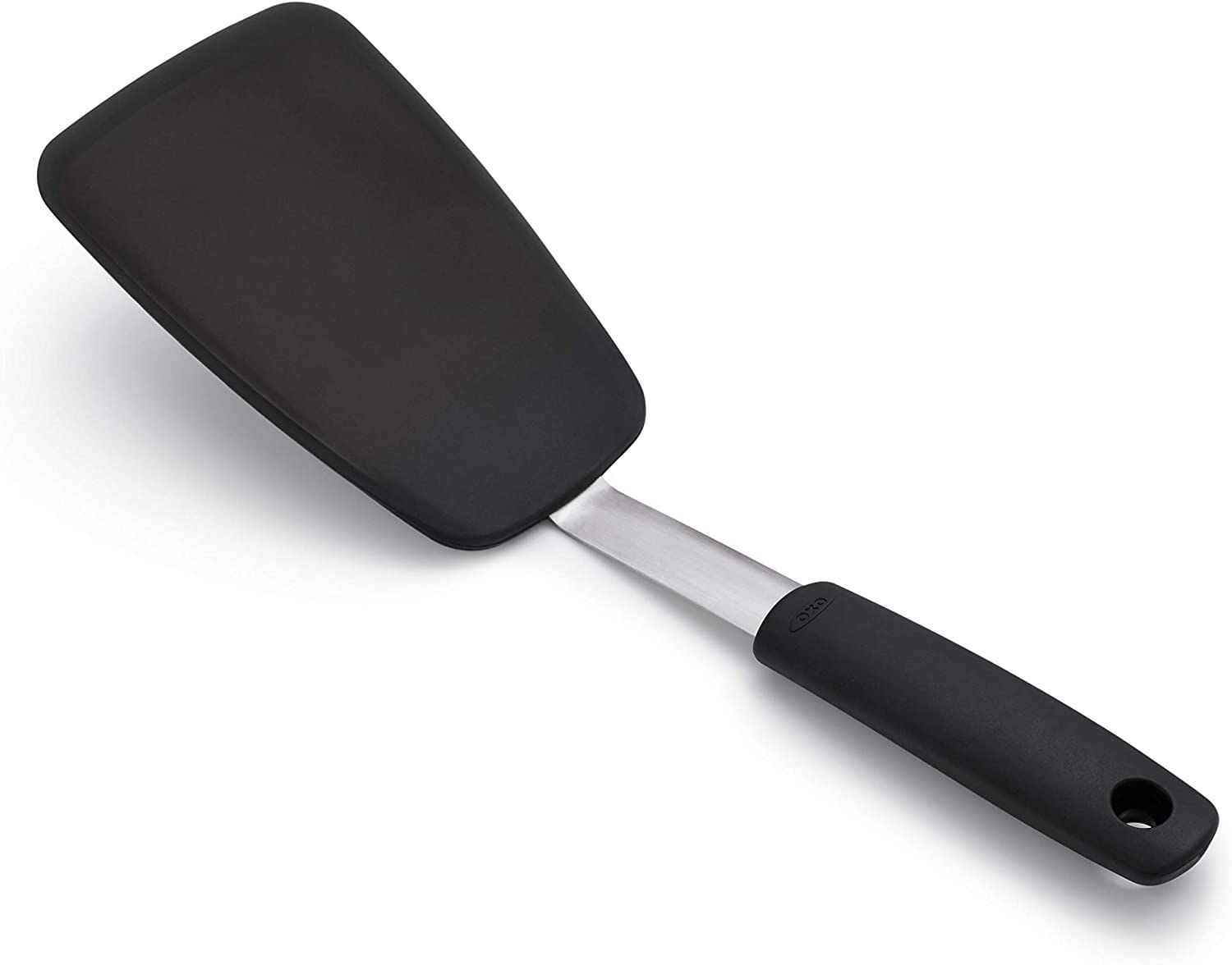 OXO Silicone Flexible Large Turner/Spatula, Black image number 5