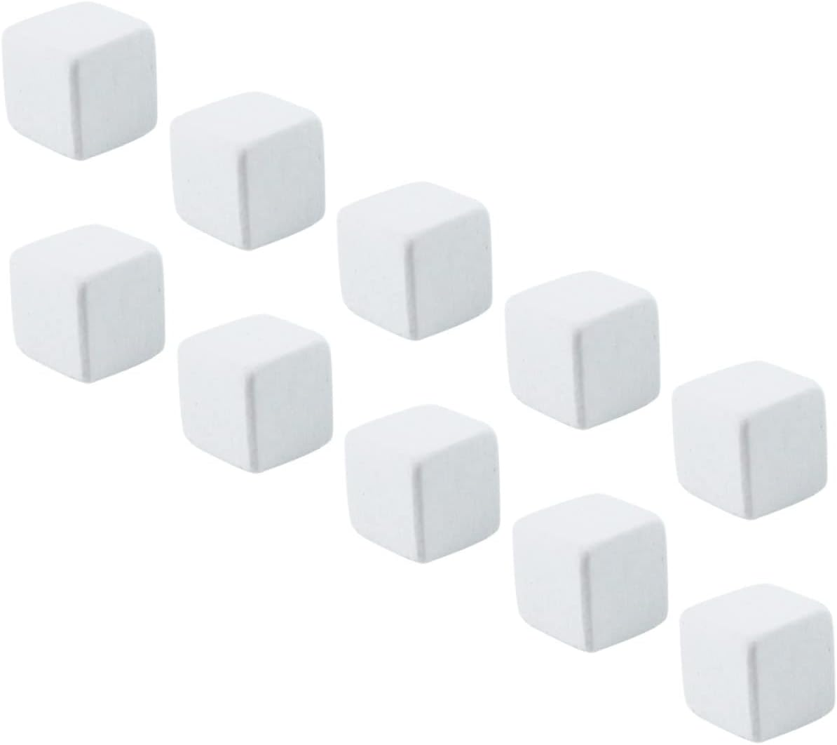 Ipetboom 20Pcs Natural Blocks for Tortoise Turtle Mineral Stones for Reptile Tank Safe Cube for Aquarium Snails