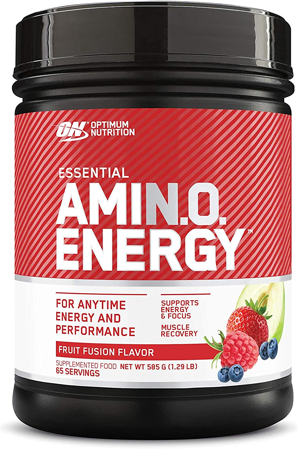 OPTIMUM NUTRITION Amino Energy Powder, Fruit Fusion, 585G, 65 Servings