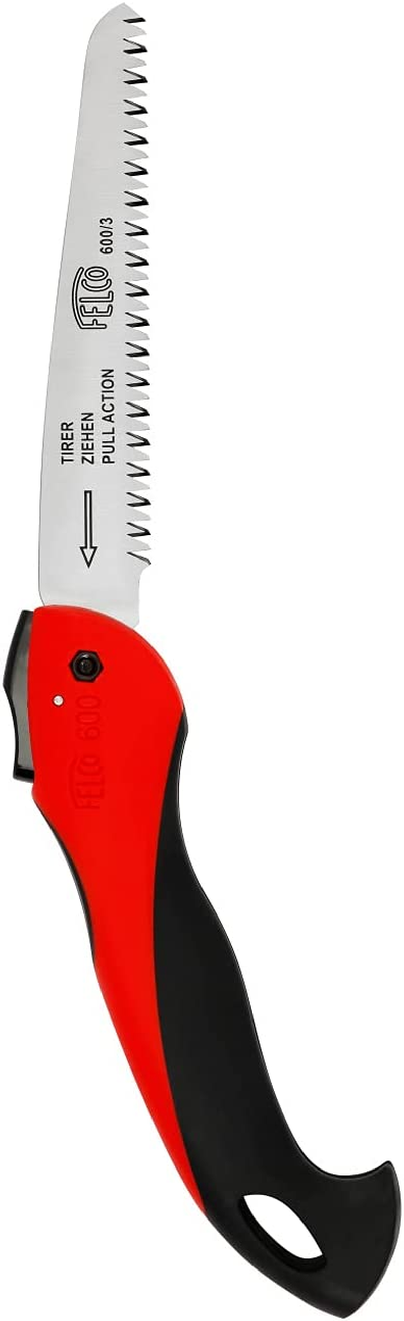 Felco Folding Saw (F 600) - Classic Tree Pruning Saw with Pull-Stroke Action, Red image number 1