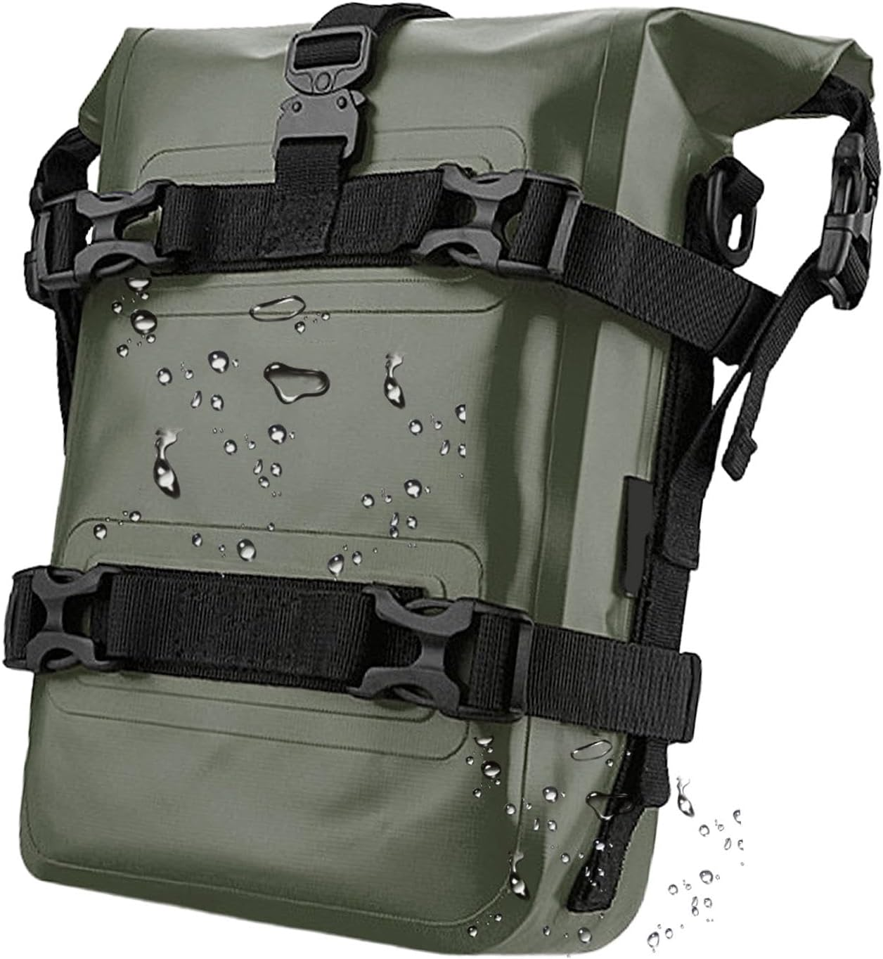 Bar Bag Motorcycle, Motorbike Crash Bar Frame Bag, Waterproof Bar Bag, Motorbike Panniers Crash Bar Frame Bag, Waterproof Motor Side Bags for Sunglasses, Gloves, and Gear