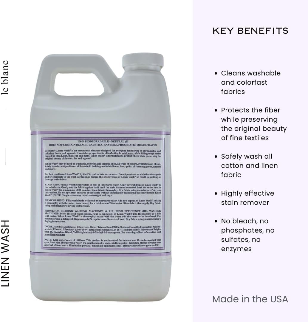 Le Blanc Fragrance Free Linen Wash - 64 FL. OZ, One Pack image number 1