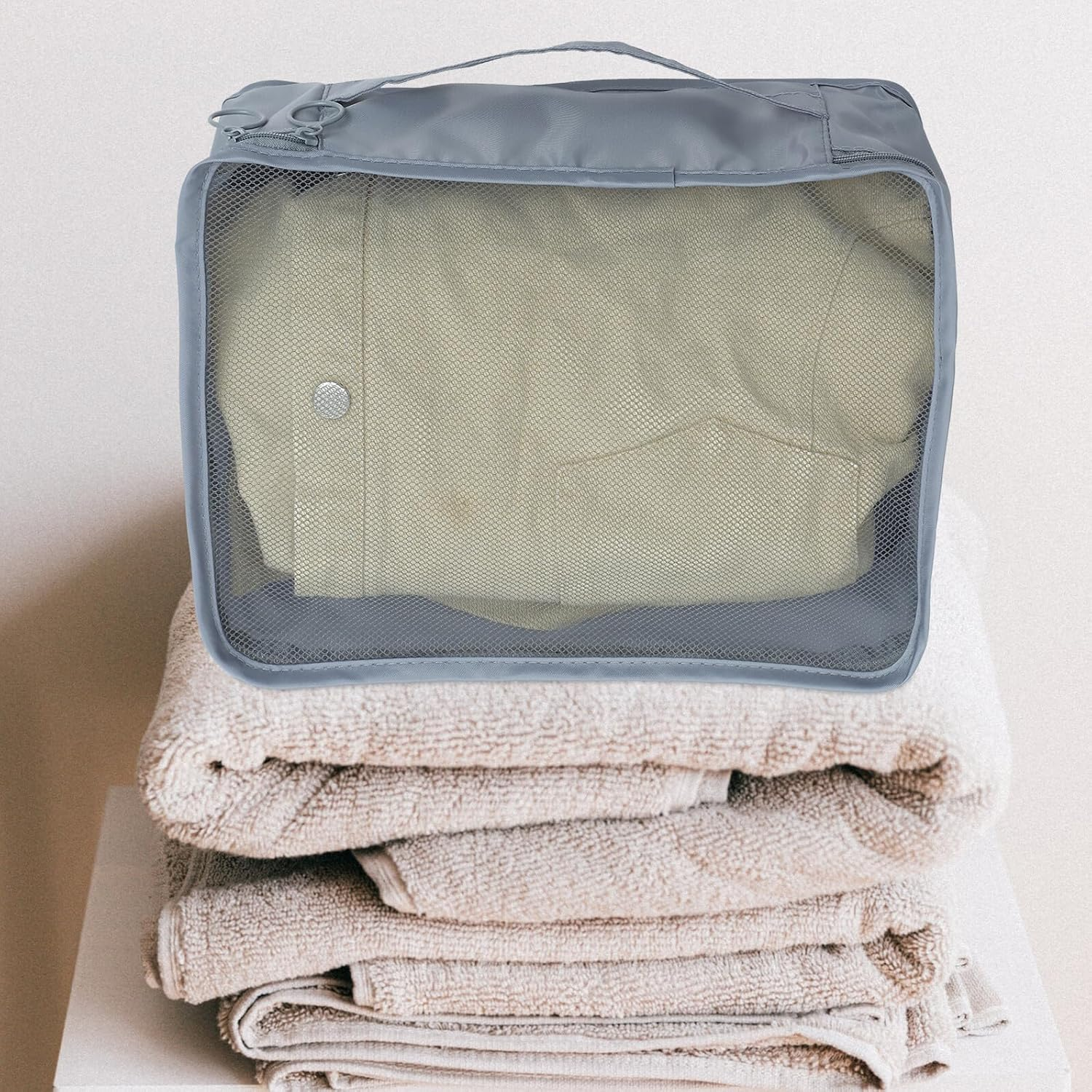 Ipetboom 7Pcs Packing Cubes Travel Essentials for Suitcases Luggage Organizer Bags Travel Storage Bag image number 1