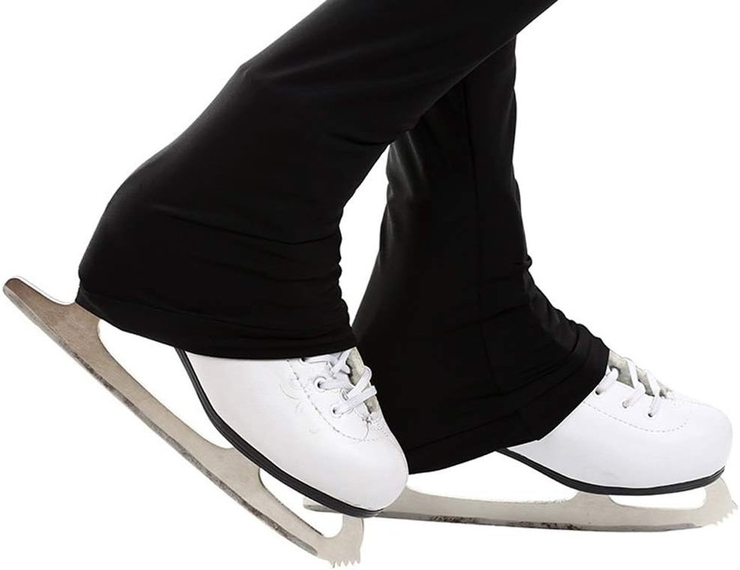 Baosity Women'S Girls' Ice Figure Skating Practice Long Pants Warm Tights Trousers - 9 Sizes image number 3
