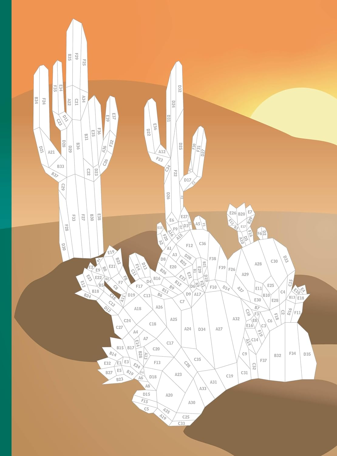 Paint by Sticker: Plants and Flowers: Create 12 Stunning Images One Sticker at a Time! image number 5