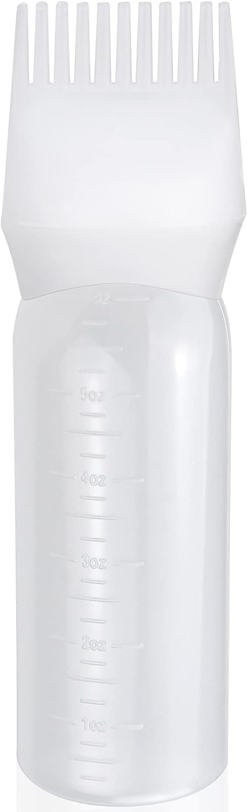 Squarezhenbo White Hair Colour Applicator Bottles, Hair Dye Brush Bottle, Comb for Dyeing Hair and Treating the Scalp, 120 Ml Hair Colour Applicator Bottles Colour Accessories image number 3