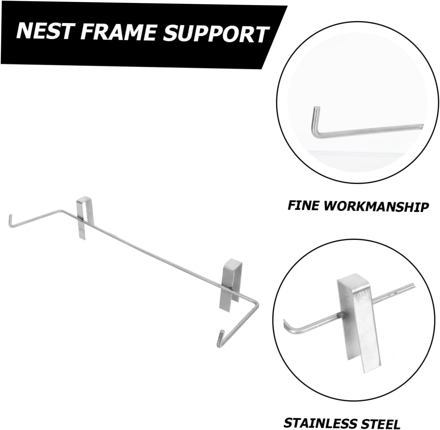 Sosoport Stainless Beehive Stand Beekeeping Holder for Household Replaceable Bracket Compact Beekeeping Shelf image number 1