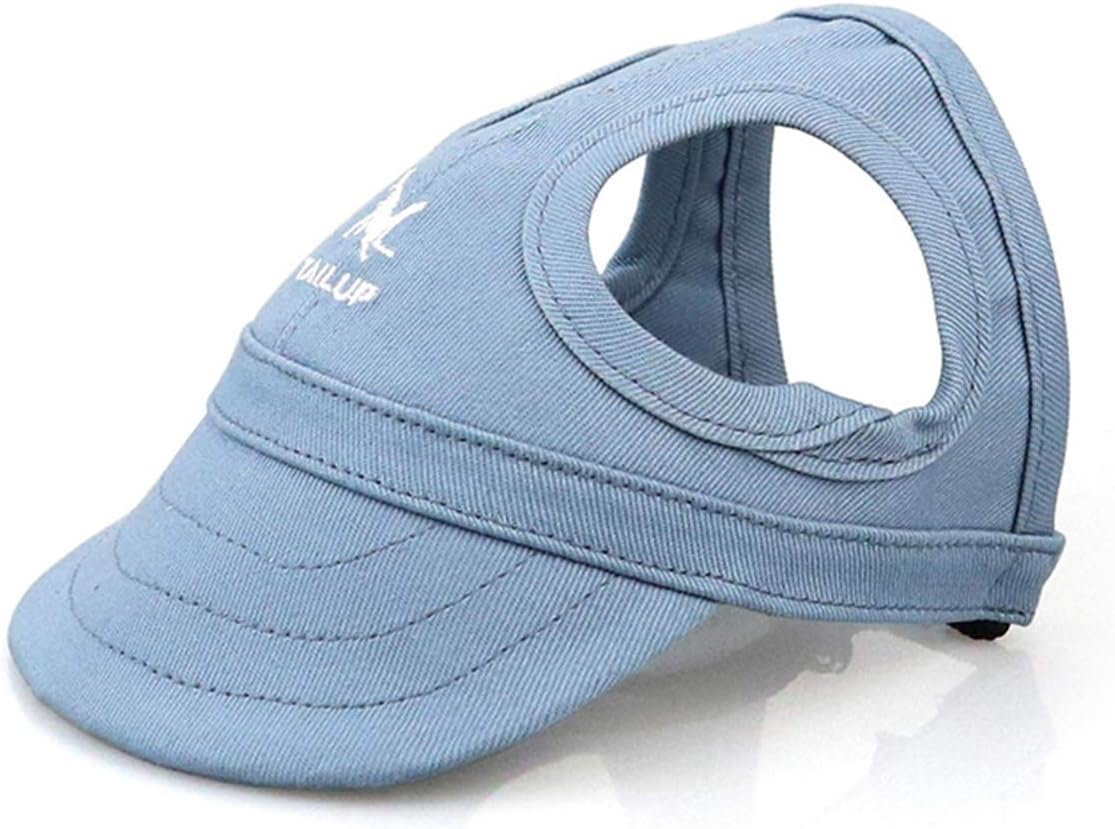 FAMKIT Dog Hat, Pet Baseball Cap, Sports Hat, Dog Mom Dad Family Matching Baseball Cap, Dog Hats, Sun Protection Hats with Ear Holes and Adjustable Strap image number 4