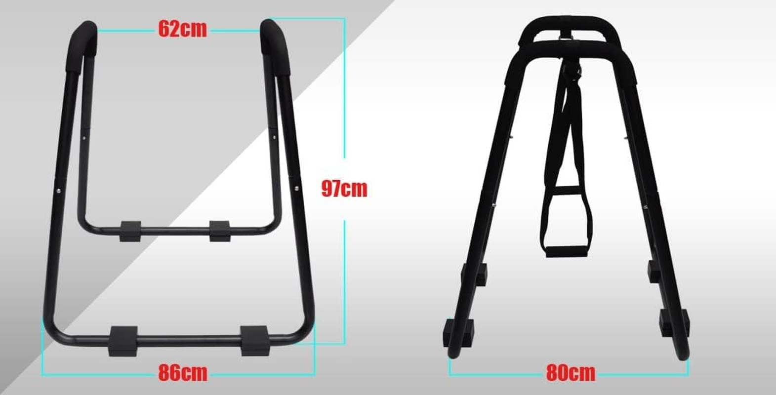 Parallel Bars - Dip Station & Chin-Up Bar & Pull-Up Bar & Push up Bar - One-Piece - Balance and Strength Training image number 1