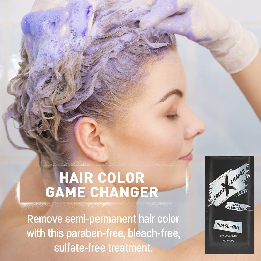 Color X-Change Phase-Out Gentle Dye Decolorizer + Intensive Hair Mask, 2 Count (Pack of 1)