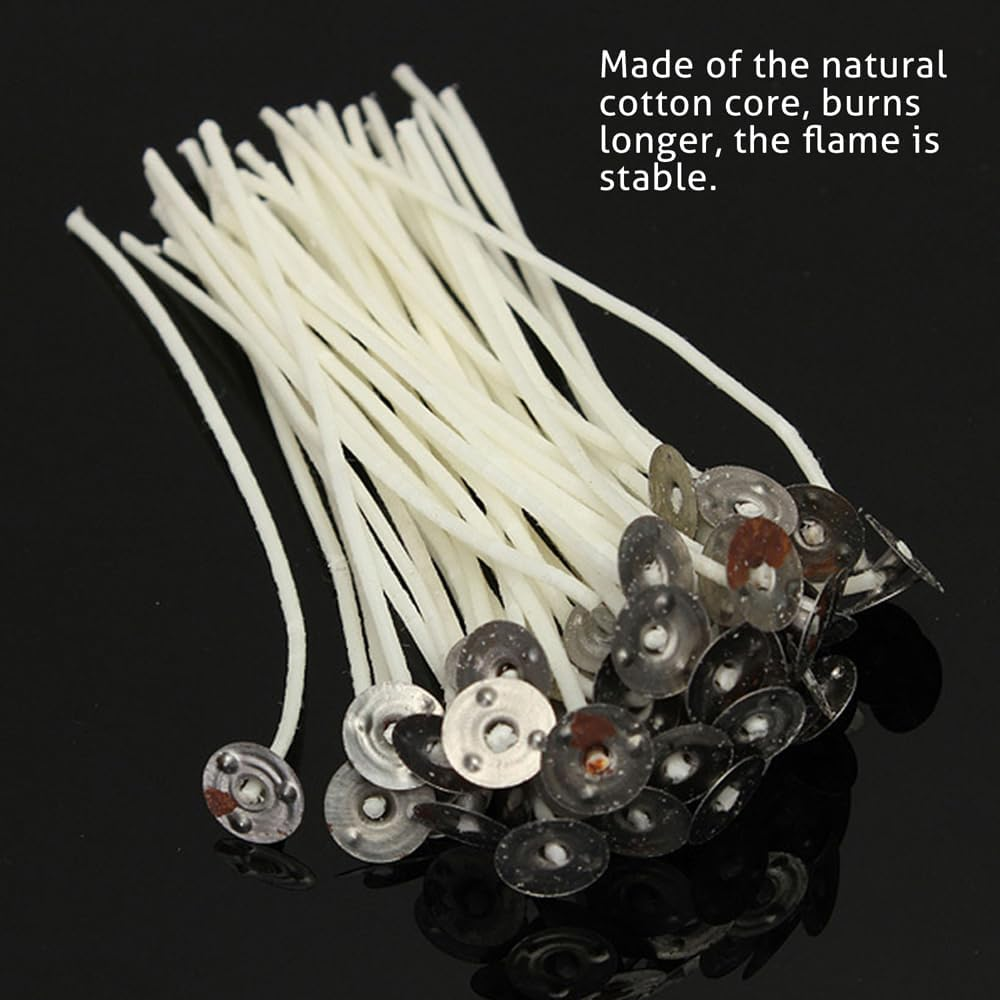 Candle Wicks 100PCS Candle Wick Centering Device for Soy Beeswax Candle Making and Candle DIY image number 5