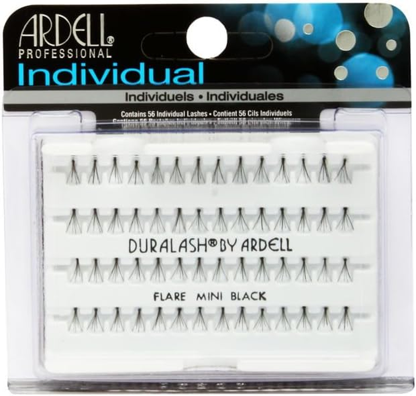 Ardell Duralash Knotted Short Individual Flare Lashes, Brown, Short - Black image number 1