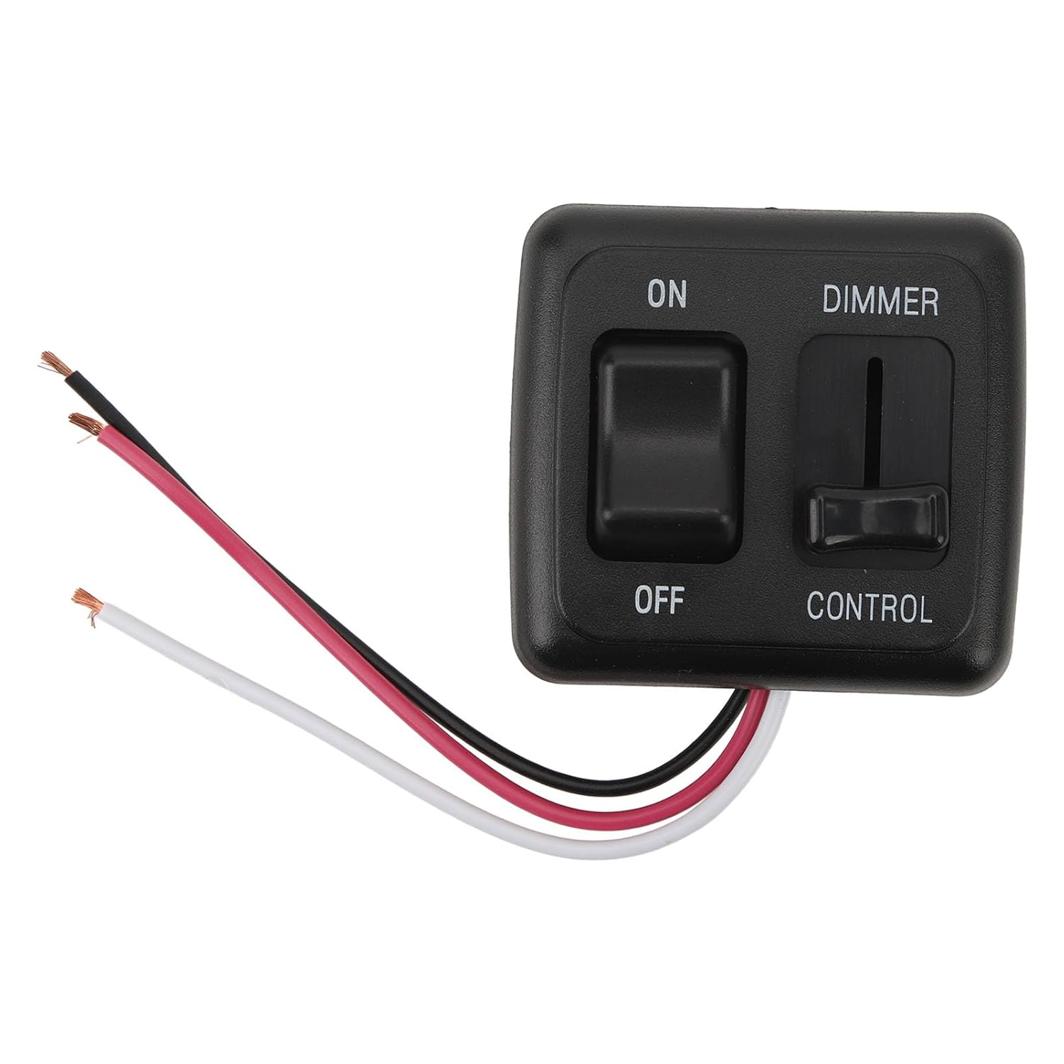 12 Volt DC Dimmer Switch, Black Toggle Dimmer Switch 9V DC to 16V DC for Trucks