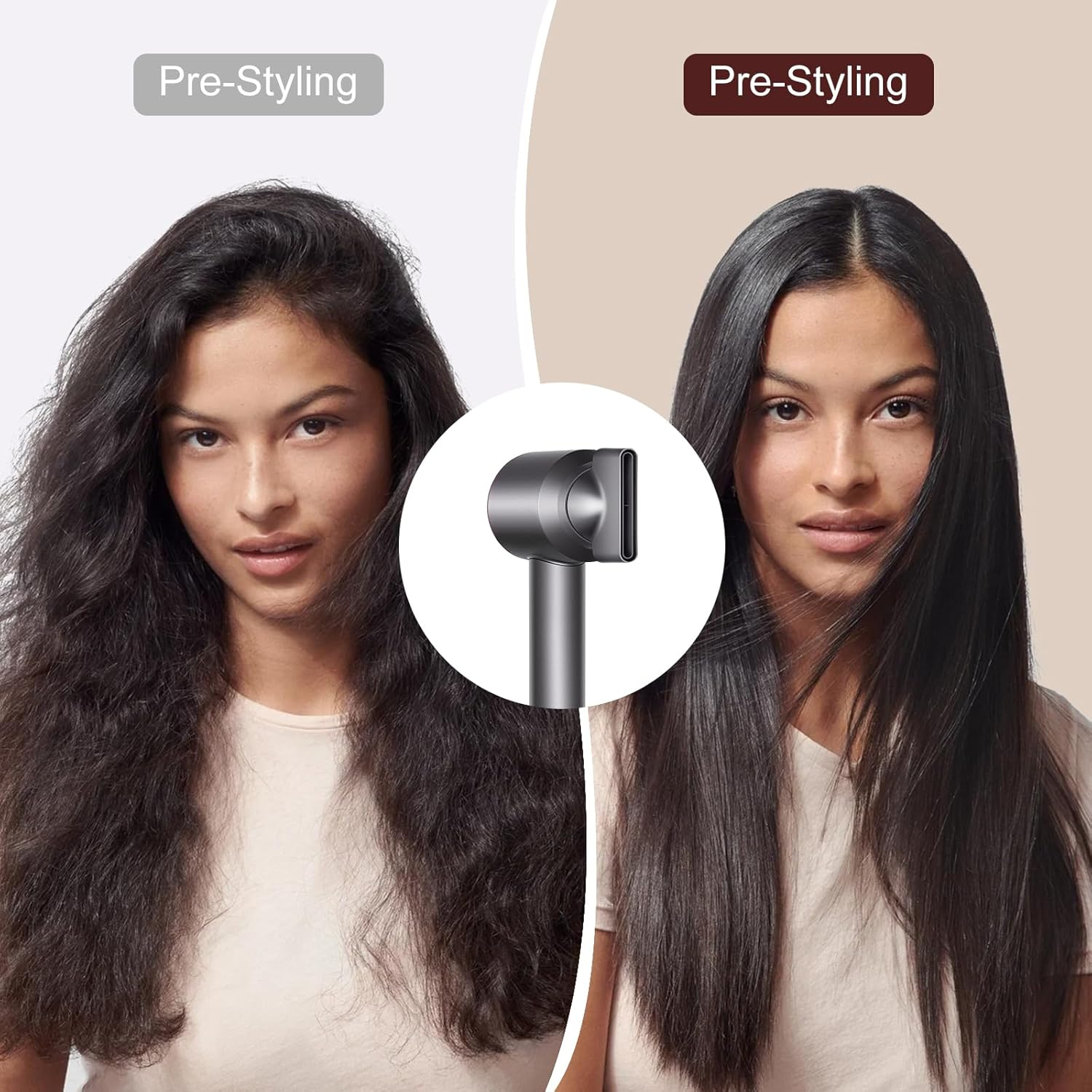 Odashen Gentle Air Attachments/Diffuser/Styling/Concentrator/Smoothing Nozzle Accessories for Dyson Supersonic Hair Dryer HD01,HD02,HD03 (Styling Concentrator)