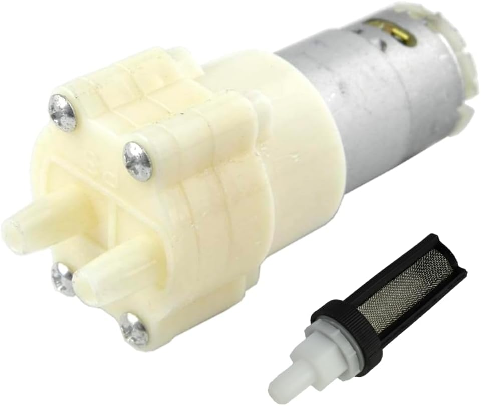 CHANCS 385 Diaphragm Self-Priming Pump DC 24V Motor Shock Absorption Water Pumps for Most DIY Projects&hellip;