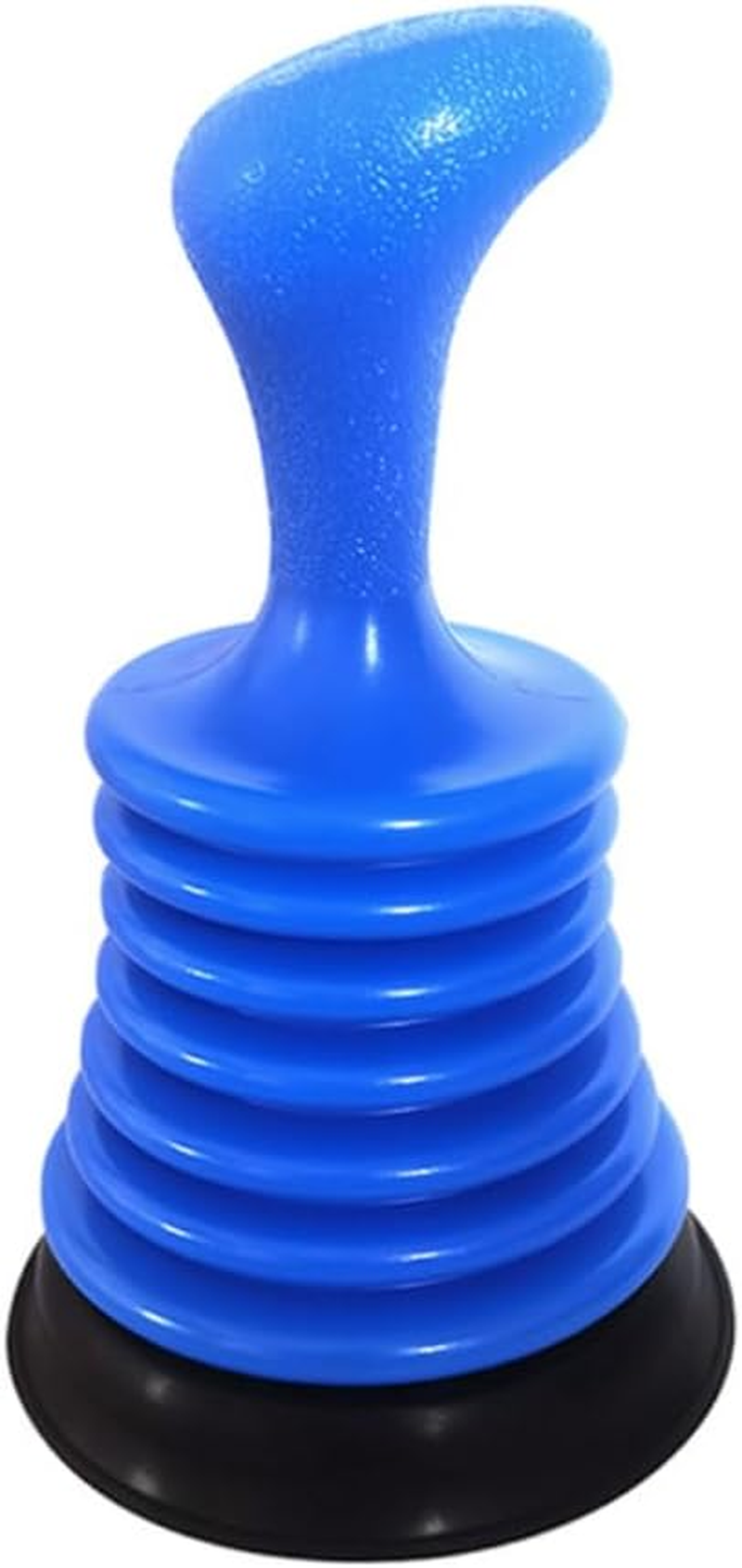 Mini Drain Plunger, Small Sink Plunger for Kitchen and Bathroom Drains, Clog Remover with Handle, Bellows Plunger to Unclog Sink Drain, Universal Fit DIY Bathroom Sink Accessory (Blue)