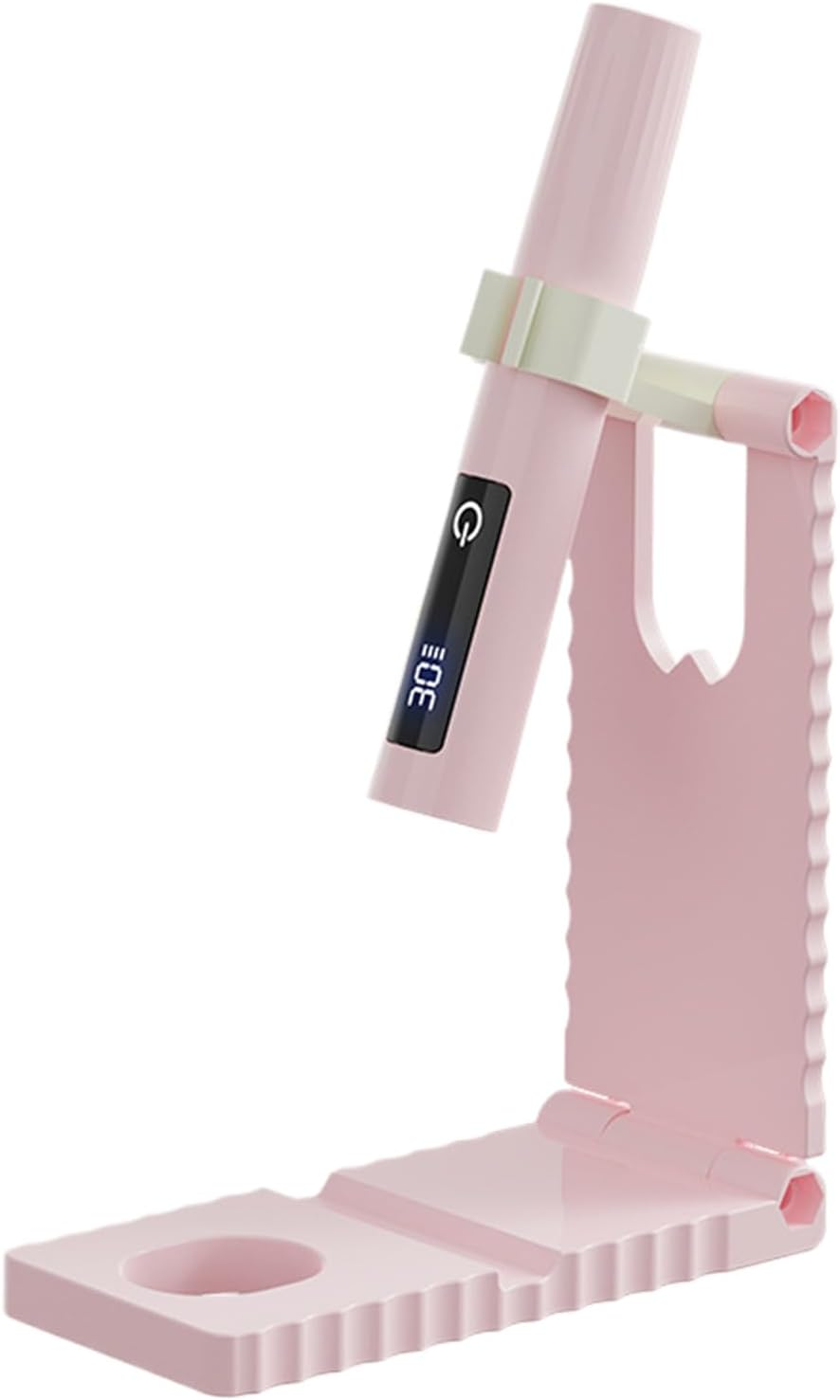 Xvilmaun Mini UV Light for Gel Nails | Fingernail Curing Dryer USB Charging - Portable LCD Display Nail Light with 2 Timing Modes for Manicure Road Trip Pedicure Home Salon Airplane