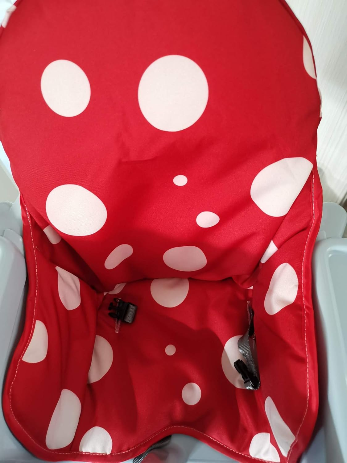 Zama Seat Covers Cushion Compatible for Antilop Highchair Washable Foldable Baby Highchair Cover Childs Chair Cushion (Red) image number 4