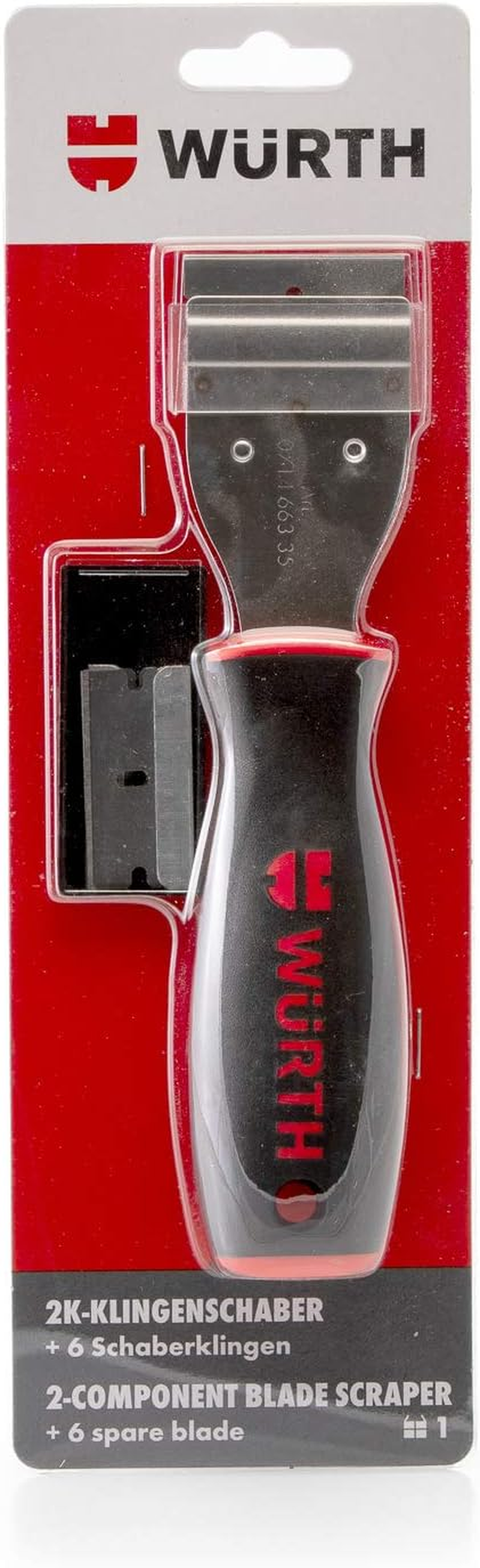 W&uuml;rth 071466335 Window Scraper with Handle image number 1