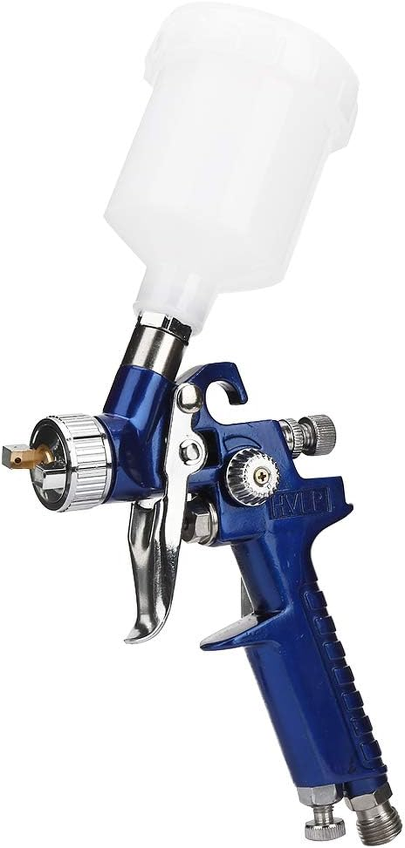 Viagasafamido HVLP Spray Gun Gravity Airbrush Car Oil Painting 125Ml Feed Cup Multifunctional Pneumatic Connector for CAR Prime Furniture Surface Wall 160~250Mm Spray Distance(1Mm) image number 6