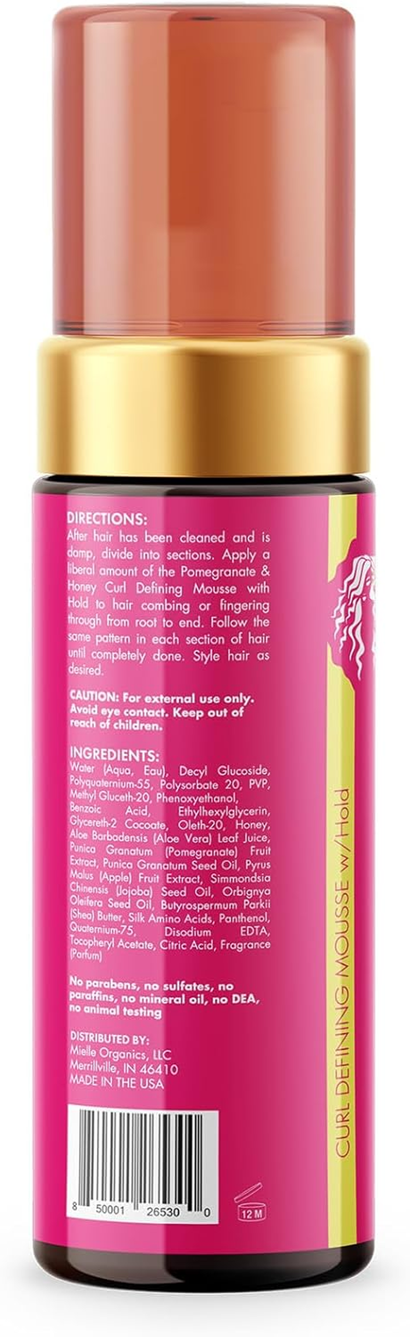 Pomegranate & Honey Curl Defining Mousse with Hold image number 2
