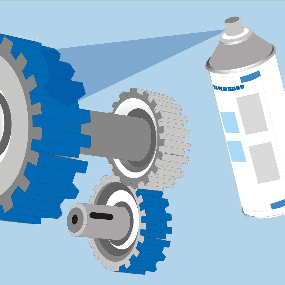 WEICON Universal Grease Spray with Mos2 400Ml Durable High Pressure Resistant Lubricant
