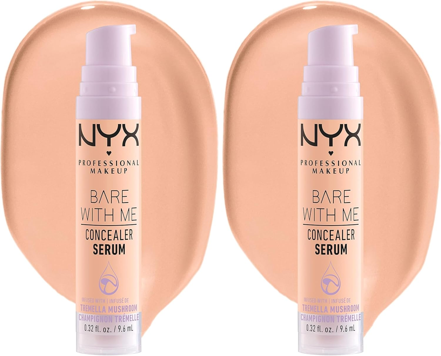 NYX Professional Makeup Bare with Me Concealer Serum 9.6 Ml, 2.5 Medium Vanilla