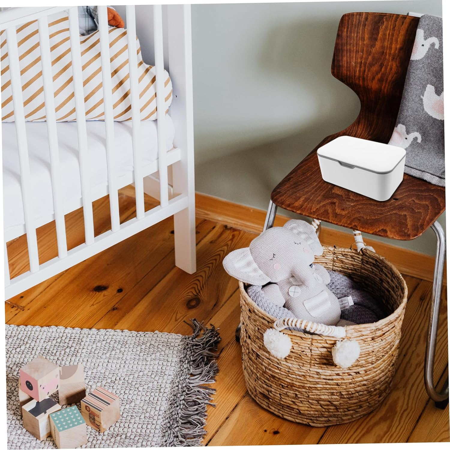 Luxshiny 2Pcs Wipes Container Nappy Organiser Wet Wipes Box Portable Tissue Box image number 6