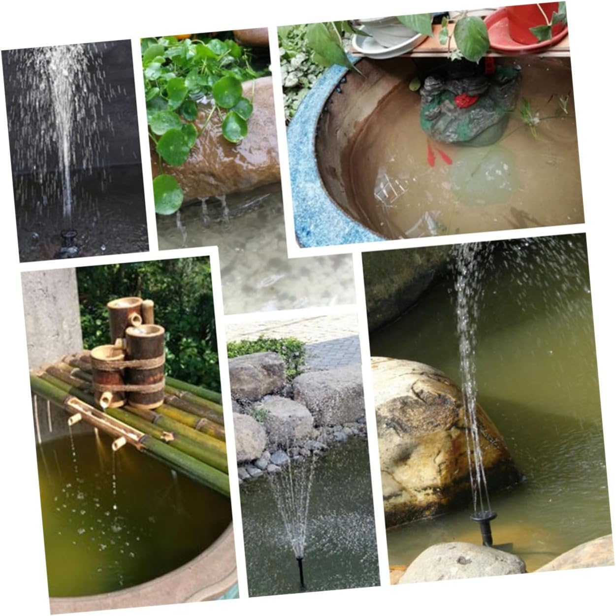 VICASKY Solar Floating Fountain Solar-Powered Garden Aerobic Water Pump for Outdoor Fish Tank Bird Bath Pool Decoration Automatic Operation Material No Battery Needed image number 4