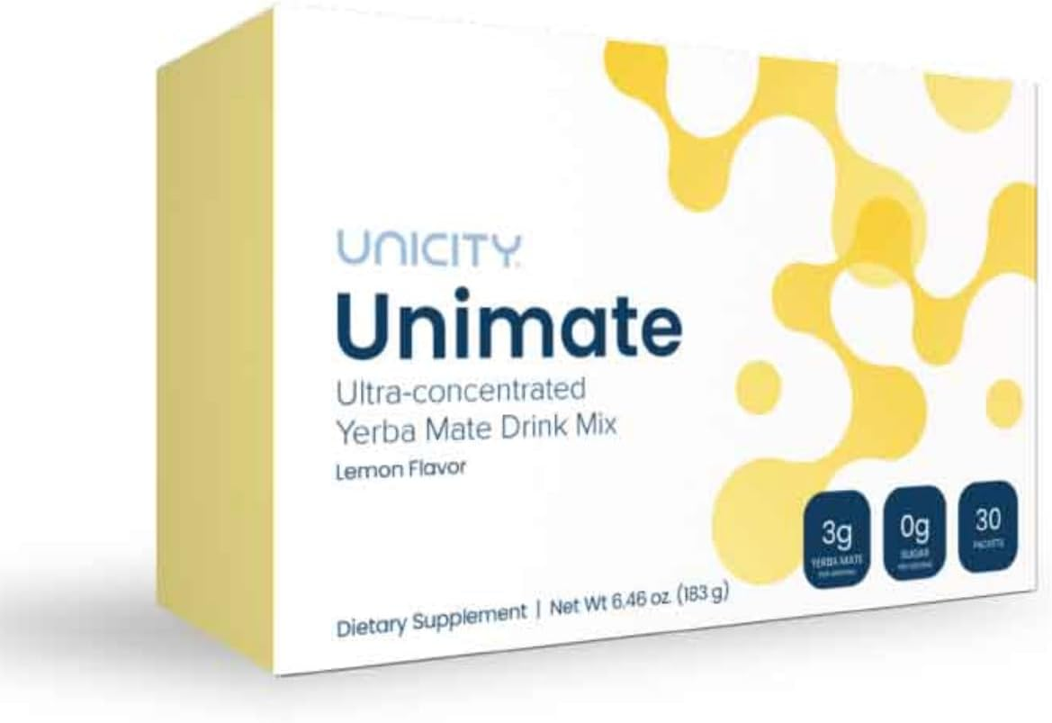 Unicity Unimate Lemon Flavour - 30Sachet/ Box image number 2