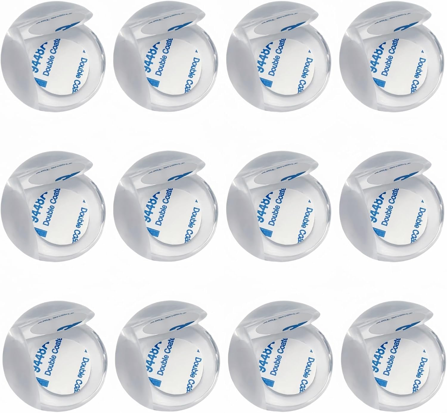 Castaic Baby Safety Corner Guard,12 Pack Table Corner Protectors for Furniture Corner Guard and Edge Safety Bumpers with Strong 3M Gel Sticker to Cover Sharp Furniture (Clear 12Pcs) image number 4