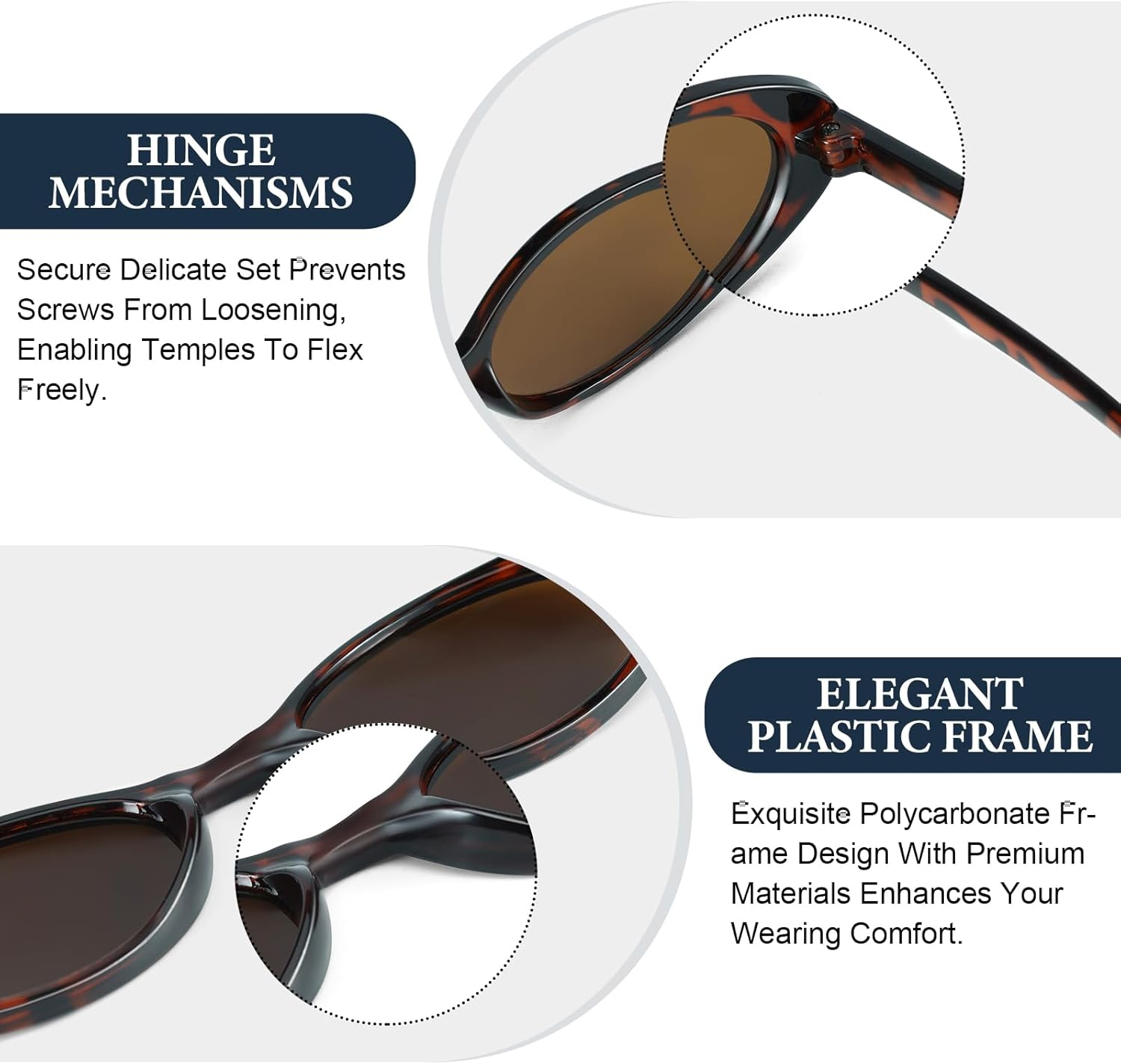 Retro Oval Sunglasses for Women Men,Womens Sunglasses Polarized Trendy Sun Glasses,90S Small Fashion Vintage Narrow Shades with UV400 Protection - Black image number 5