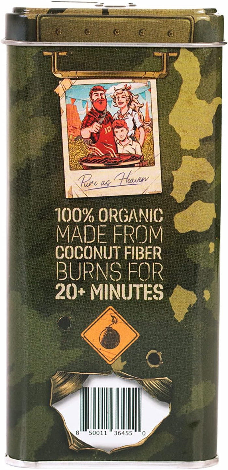 Jealous Devil Boom! Firestarters 24 Pack, 100% Natural Made from Coconut Fiber, No Smoke and Odorless, Waterproof, 20-Minute Long Burn for BBQ Lump Charcoal, Briquettes, Fireplace, Camping and More image number 1