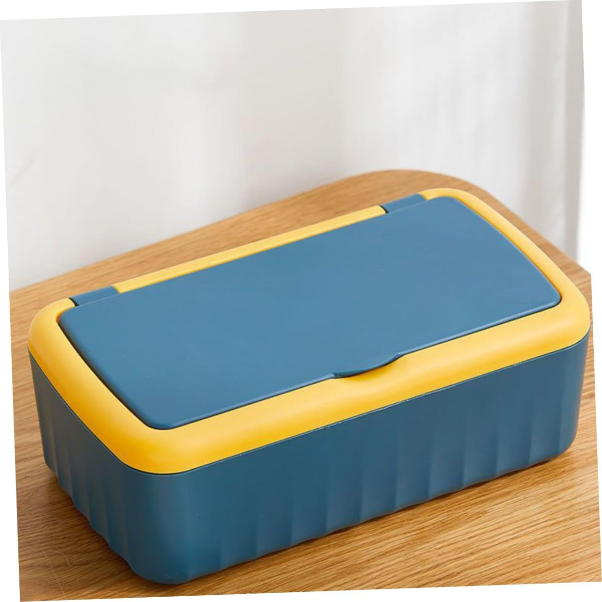 Amosfun Wet Tissue Box Large Capacity Wipes Dispenser Easy Pullout for Quick Access Humidity Retaining Multiuse for Living Rooms Offices image number 6