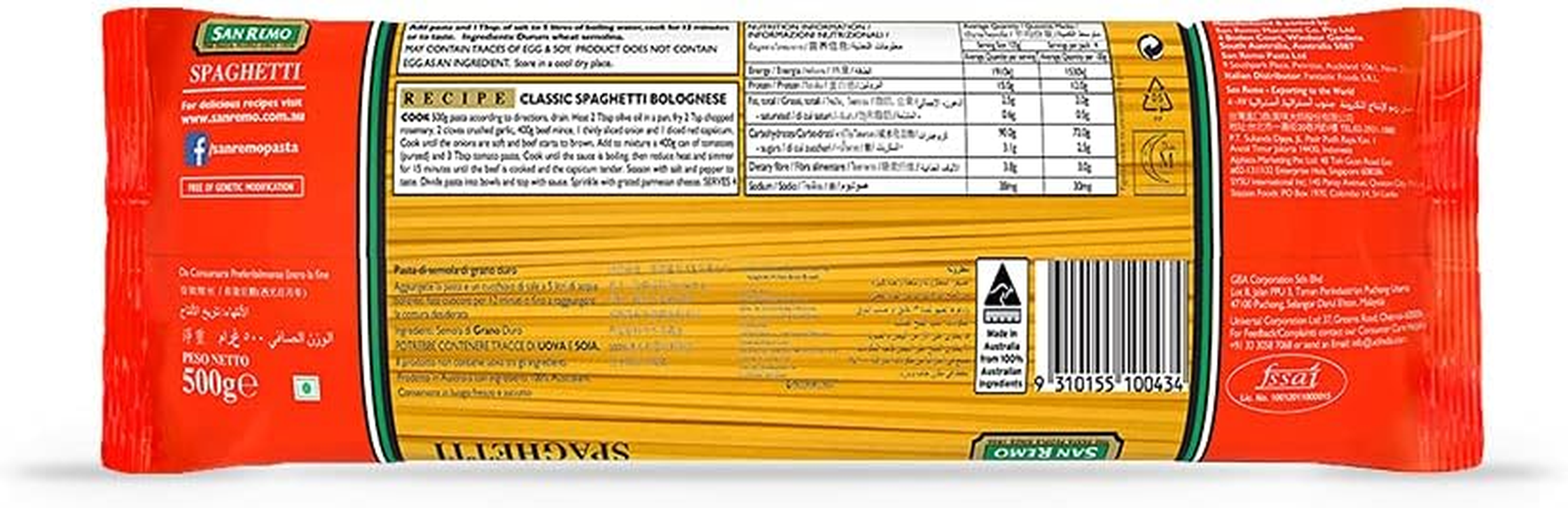 San Remo Spaghetti, 500G image number 1