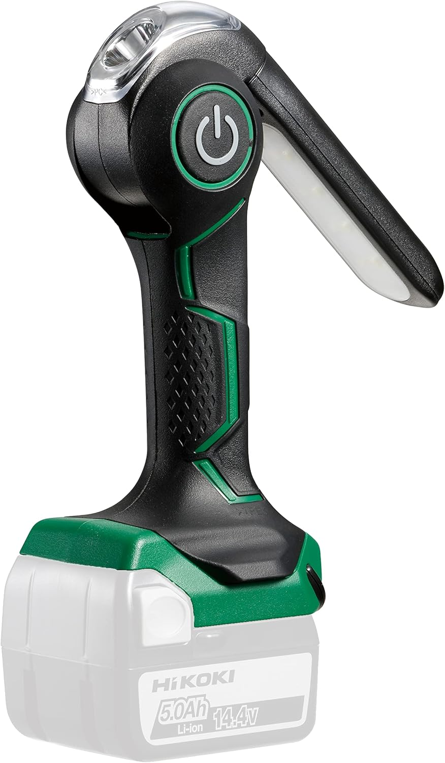 Hikoki UB18DJL(L0Z)14.4V and 18V LED Torchlight/Worklight, Green Black White image number 4