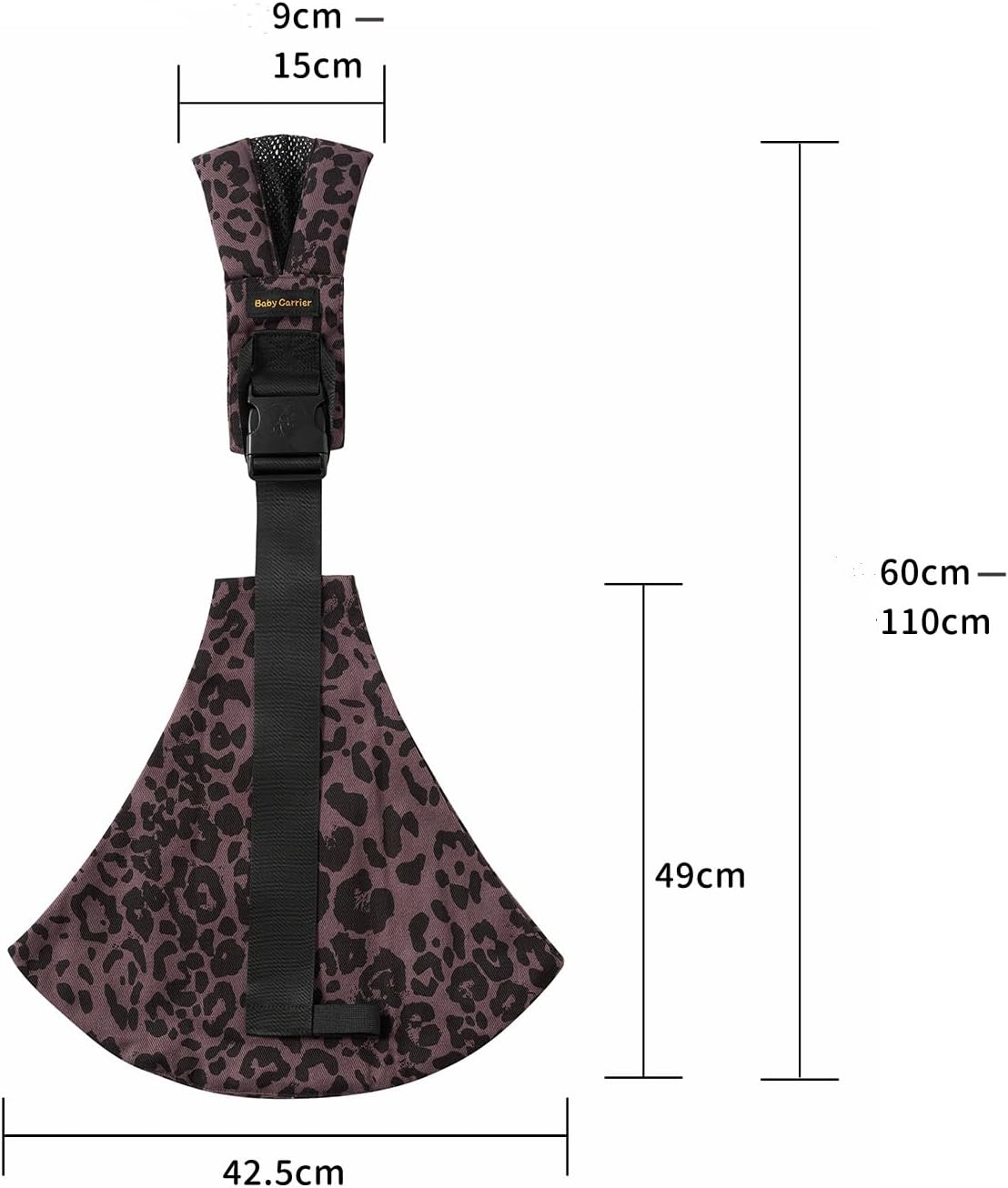 Baby Carrier Toddler Sling Ergonomic, Front Carry for Newborns & Older Babies 8-32 Lbs Infants Adjustable Size Breathable for Going Out Shopping & Travel Lightweight Portable Cotton - C image number 7