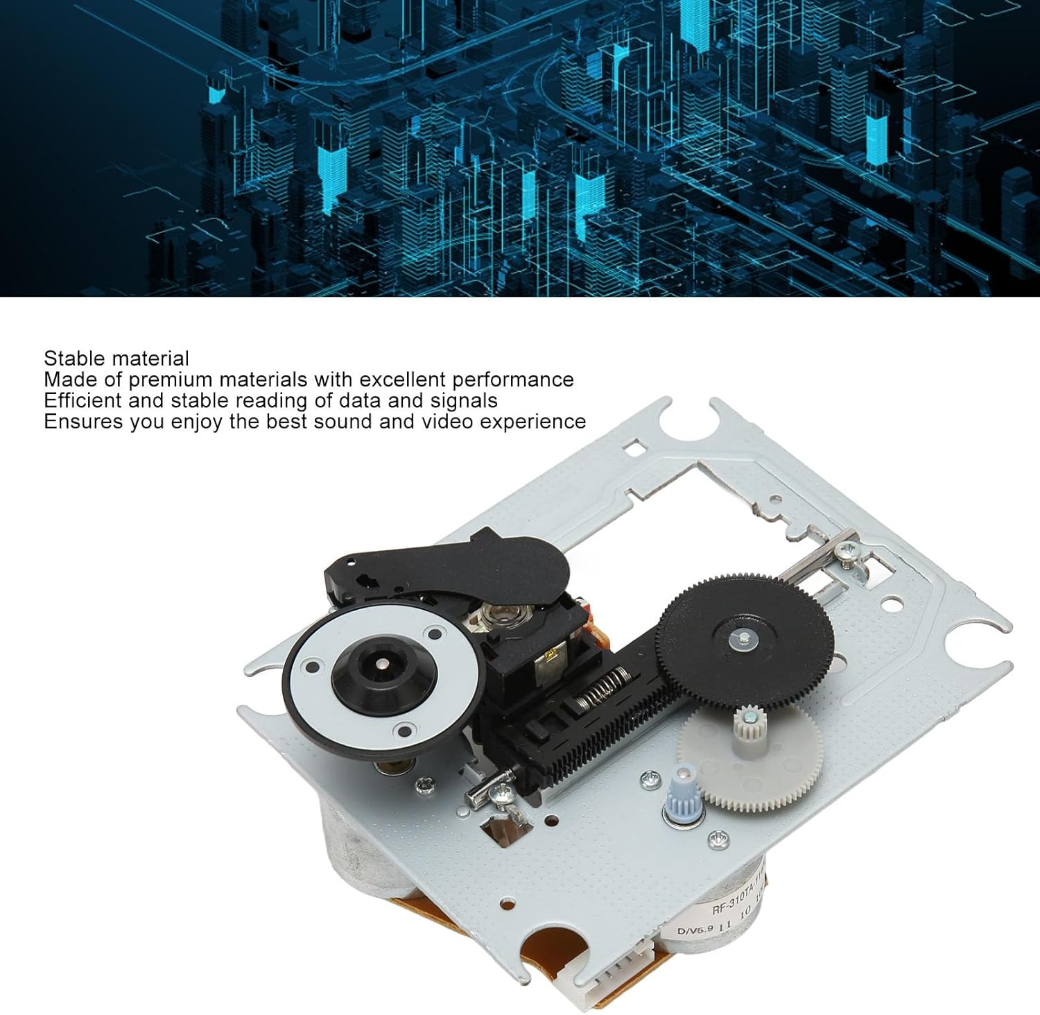 Pickup Lens for CD Player, SOH AD5 Optical Pickup Lens Replacement for CD DVD Player, Lightweight High Accuracy CD Lens Kit image number 4