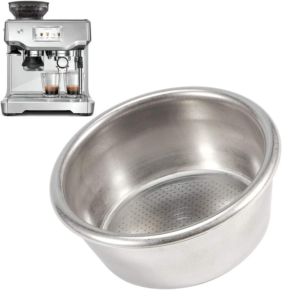 54Mm Stainless Steel Coffee Filter,Filter Basket Espresso,Non‑Pressurized Filter Basket Fit for Breville 870 Coffee Machine image number 2