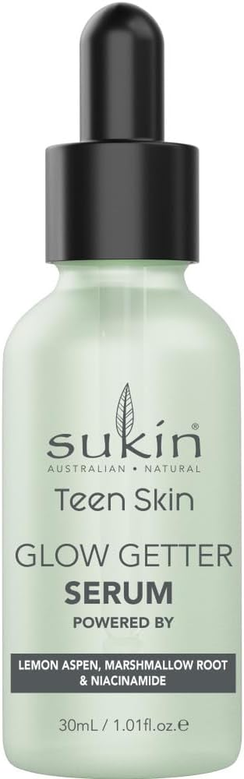 Sukin Teen Skin Glow Getter Serum 30Ml, Natural Shine Control with Niacinamide & Lemon Aspen, for Combination Skin, Australian Made & Owned, Vegan, Cruelty-Free image number 2