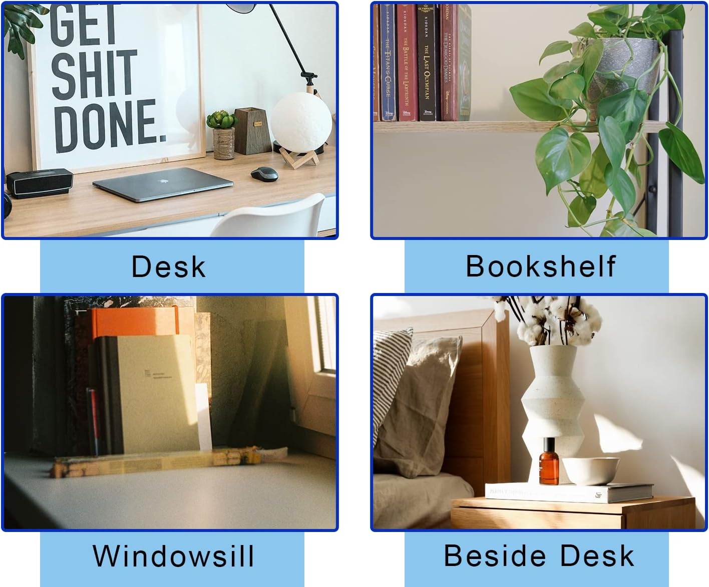 Kanpura Crystal Butterfly Figurines,Crystals Blue Butterflies Collectibles,Glass Animal Figurines for Home Wedding Decoration,Collection Gifts for Women (Pack of 2) - Blue image number 5