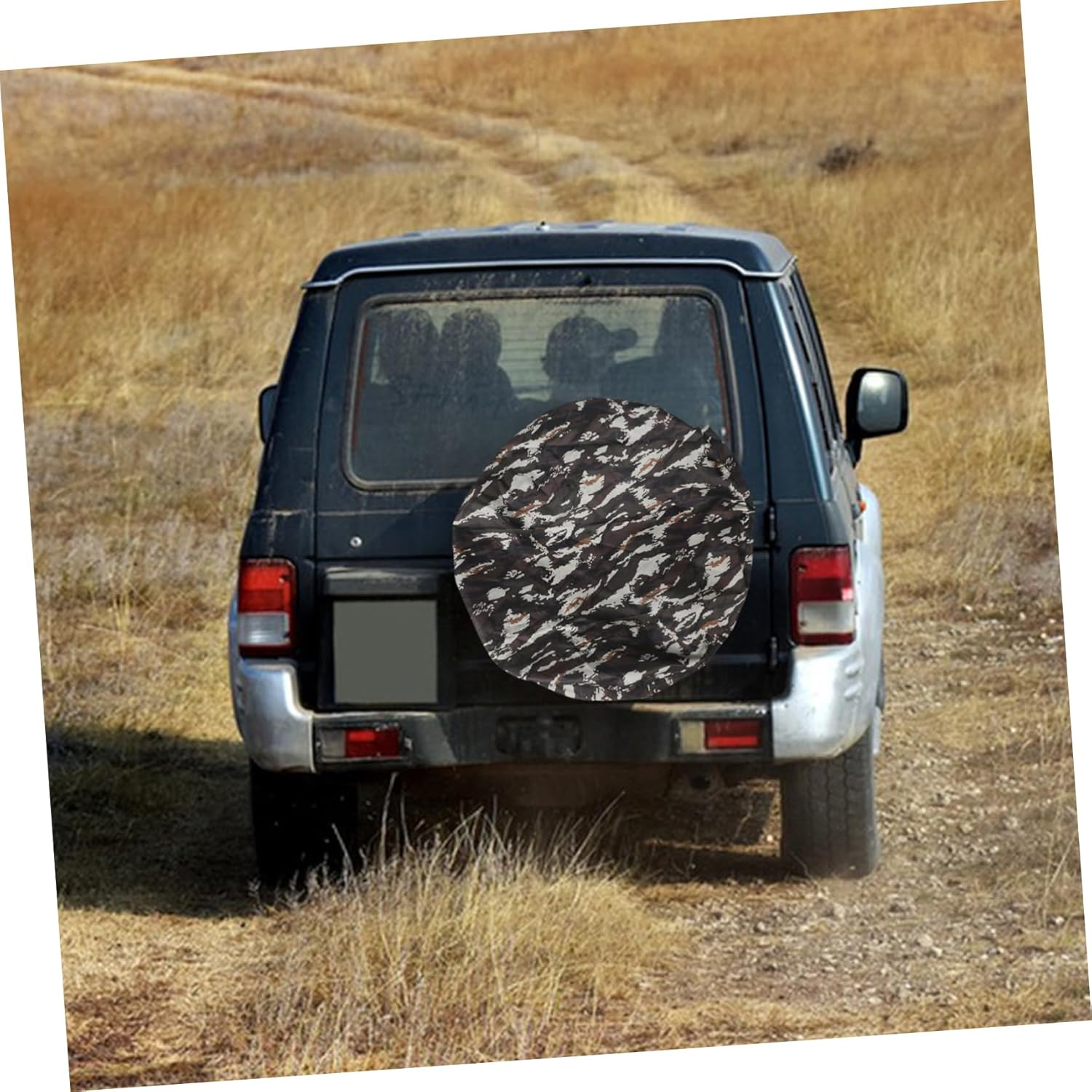 WEKADRIN Camo Wheel Rim Protectors Sturdy Oxford Tire Covers for Rvs Suvs Automotive Accessories Sun Protection and Quick Fit image number 1